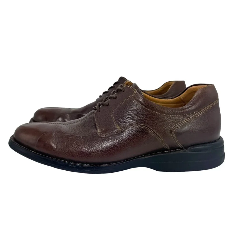 Johnston & Murphy Mens 10.5M Shuler Bicycle‎ Oxford Leather Shoes  20-7223